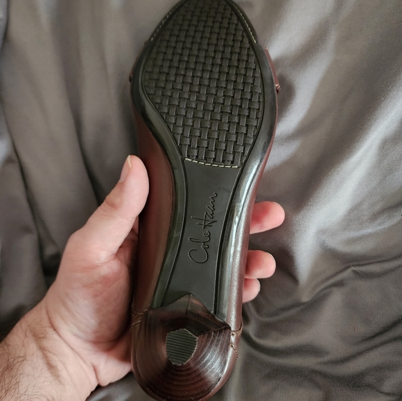 Women's Cole Haan Slip On Round Toe Buckle Brown 6.5 - Picture 12 of 12